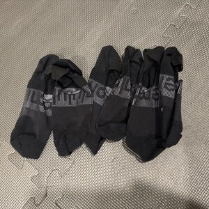 Lululemon Men's Power Stride No-Show Socks with Active Grip 3 Pack